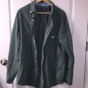 Plaid Chaps button up shirt